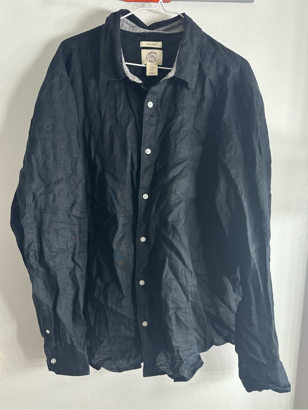 Panama Jack Black Linen Shirt Jacket